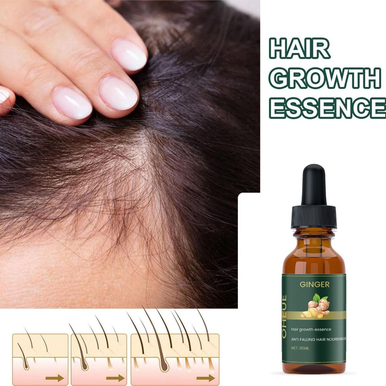 Ginger Hair Growth Essence 60ML Pack of 2