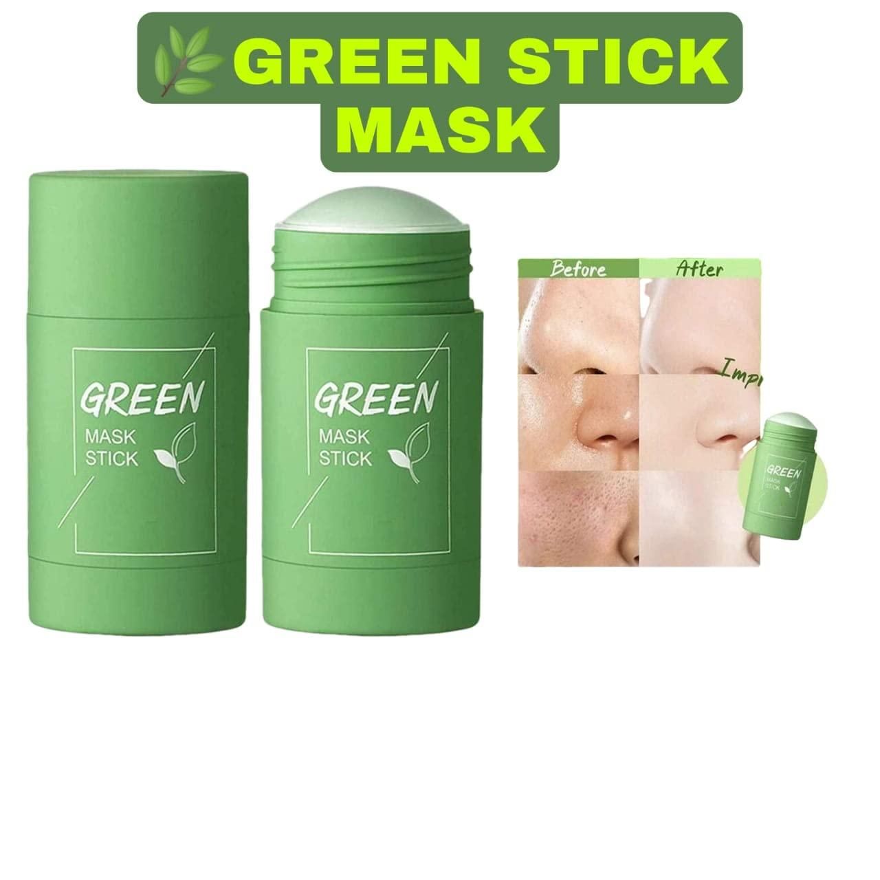 Green Tea Herbal Mask Stick Cream for Removes Blackheads