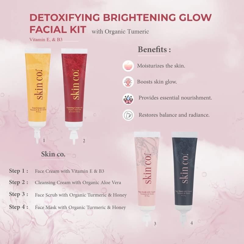 Detoxifying Brightning Glow Facial Kit