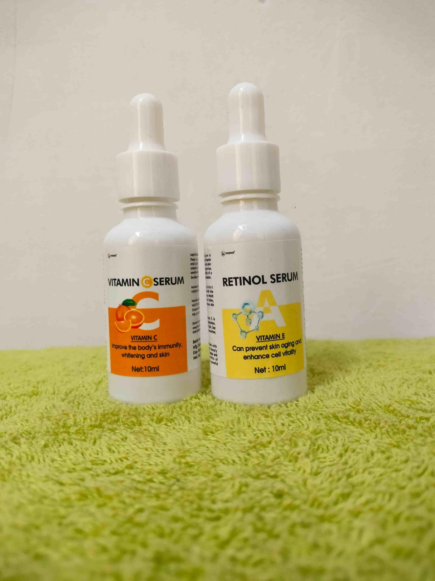 Vitamin C Serum And Retinol Serum 10ML (Pack of 4)